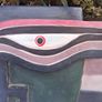 Wooden Tribal Indinesian Rainbow Vayu Face Image 7