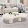 Scandinavian Cloud Coffee Table 120 x 79cm Modern White Living Room Centre Table. Image 10