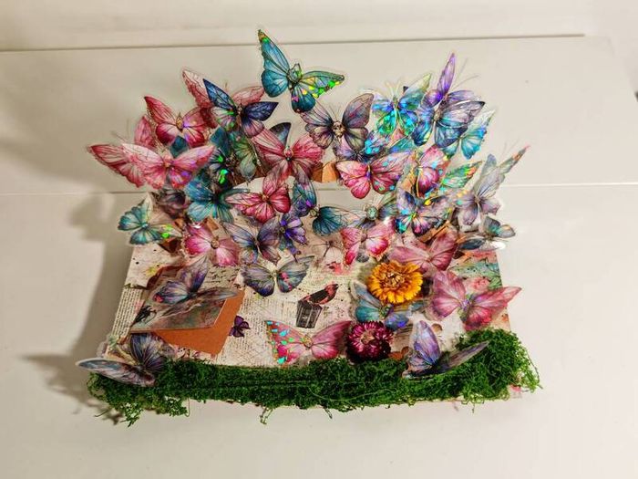 Handmade 3D Butterfly PopUp Book