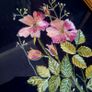 Mid-century trio of floral needlepoint embroidery Image 3