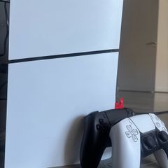 PlayStation Slim with 2 controllers