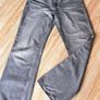 Zara Mid Rise Straight Leg Jeans, Grey Jeans / Size 10 Image 3