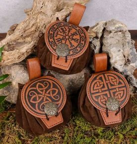 Medieval Viking Style Coin Purse / Walet, new, unopened.