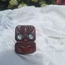 Vintage Maori Tiki Card Holder Image 2