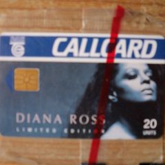 Diana Ross Call Card