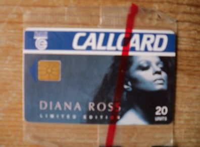 Diana Ross Call Card