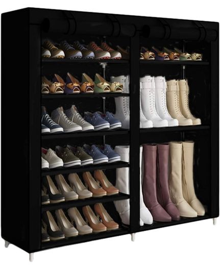Shoe Rack Shoe Storage Boot Style Hode up to 27 Pairs Shoes With Non-woven Fabric Cover,Grey MULTIPLE COLOURS AVAILABLE (FREE POSTAGE)