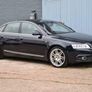 Audi S6 C6 fully electrical black leather / alcantara seats. Factory carbon trim / three spoke mfsw Sline bumpers R19 le man's wheels Toyo tyres parts breaking Image 8