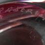 Murano Style Pink Glass Ashtray Handmade - Signed Image 5