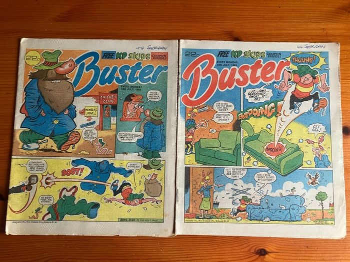 Comics: 'Buster' 1984-1985 (9 magazines)