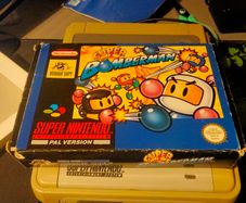 Super Bomberman Snes Boxed