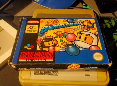 Super Bomberman Snes Boxed