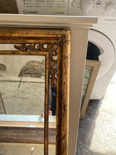 vintage gold mirror