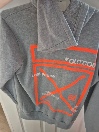 Grey hoodie size L