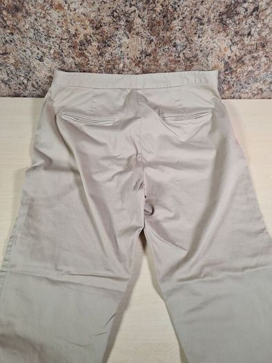 womens MASSIMO DUTTI  trousers chinos stretchy beige Size EU 40 W 32 L 28