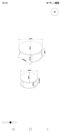 Nest style coffee table