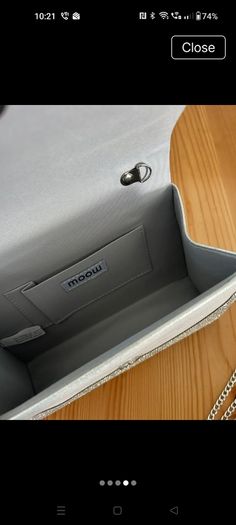 Handbagmoom Silver Crystal Occasion Bag