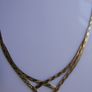 Vintage Solid 9ct Gold 375 Flat Herringbone Style Wishbone Necklet 2,08g Image 4