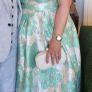 8th sign Audrey mint metallic dress & bag Image 5