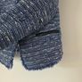 Sandro blue tweed fringe jacket, size 38, Paris brand. Image 6