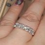 5 stone 1.5ct 18ct white gold diamond ring Image 3