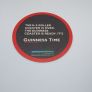 Guinness : Time - Red - Beer Mat/Coaster Image 2