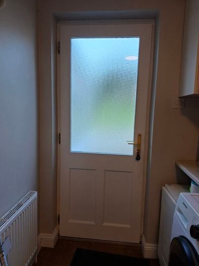 Hardwood external door