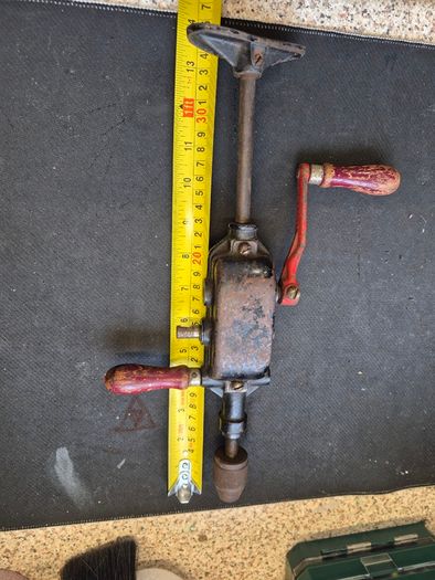 Vintage Hand Drill Mechanical Hand Crank Drill