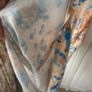 dress slip dress bias cut with scallop neckline size 10:beige patterned Image 10