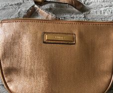 Dune Gold Snake Skin Waist Belt Bag New