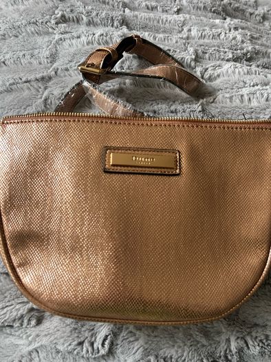 Dune Gold Snake Skin Waist Belt Bag New