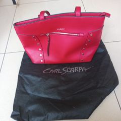 Carl Scarpa  Red Large Handbag.   B.N.W.T