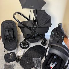 icandy peach 7 cerium collection Cybex car seat and isofix base rotating