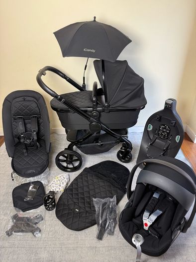 icandy peach 7 cerium collection Cybex car seat and isofix base rotating