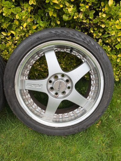 R17 Alloy Wheels Set Dual Pcd 4x100 / 4x114.3  Rs5 Style