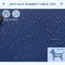 Metal Adjustable Dog Grooming Table Rubber Top 2 Safety Slings Mesh Blue Image 3