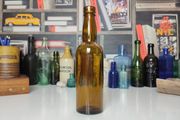 112 - Vintage Brown Glass Bottle
