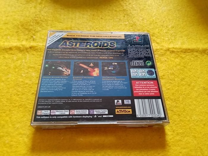 Asteroids PlayStation 1 Ps1 PlayStation 2 ps2 games Original
