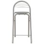 3 Piece Bar Set with Shelves Wood and Steel Grey Image 7