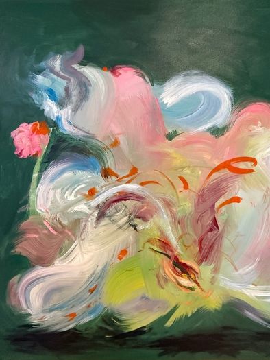Original abstract painting on canvas