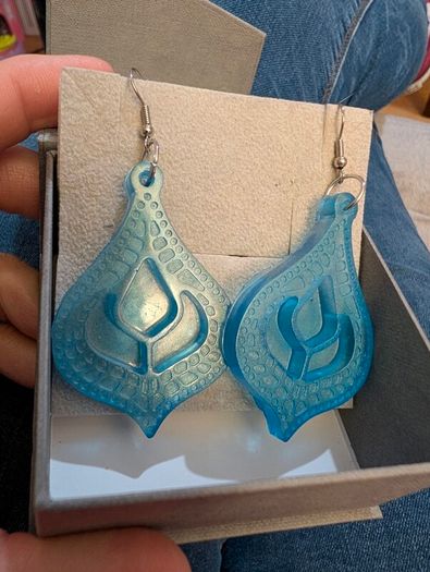 Hand made Resin Earrings