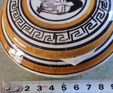 Lovely Greek trinket dish.