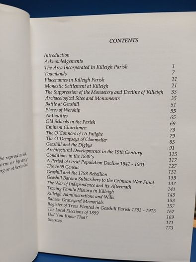 Killeigh, Offaly local history