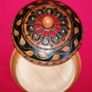 Wooden Lidded Keepsake Box. Diameter 6 inches. Image 2