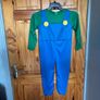 Kids Boys Super Mario and Luigi Costume Plumber Bros Book Halloween Kids Fancy Dress Image 3