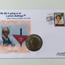 Lady Diana Angola Landmines BUNC Rare higher value year 1993 50p coin stamp cover Image 2