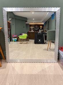 Large statement mirror