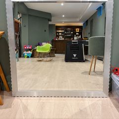 Large statement mirror