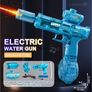 New USB Recharable Electric Water Gun Pistol With light Sprays Flame Effect Continuously High-pressure High-speed Powerful Outdoor Water Gun Toys Image 2
