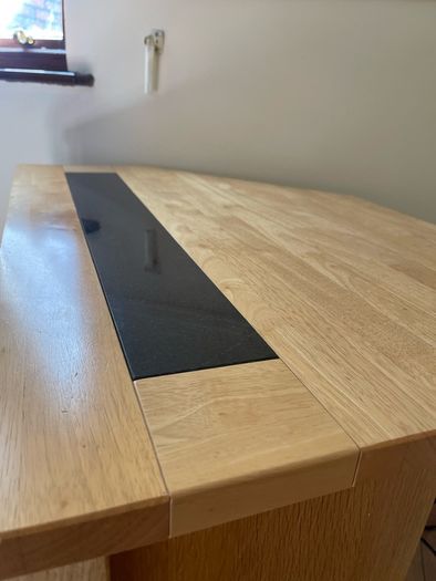 Oak corner TV Unit